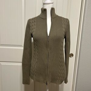 Eddie Bauer Khaki Women's Turtleneck Sweater